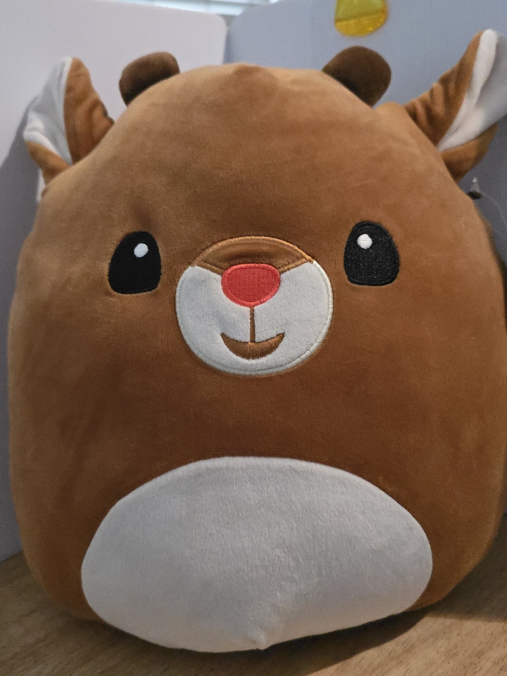 Squishmallows Rudolph The Red Nosed Reindeer Plush, 12"
